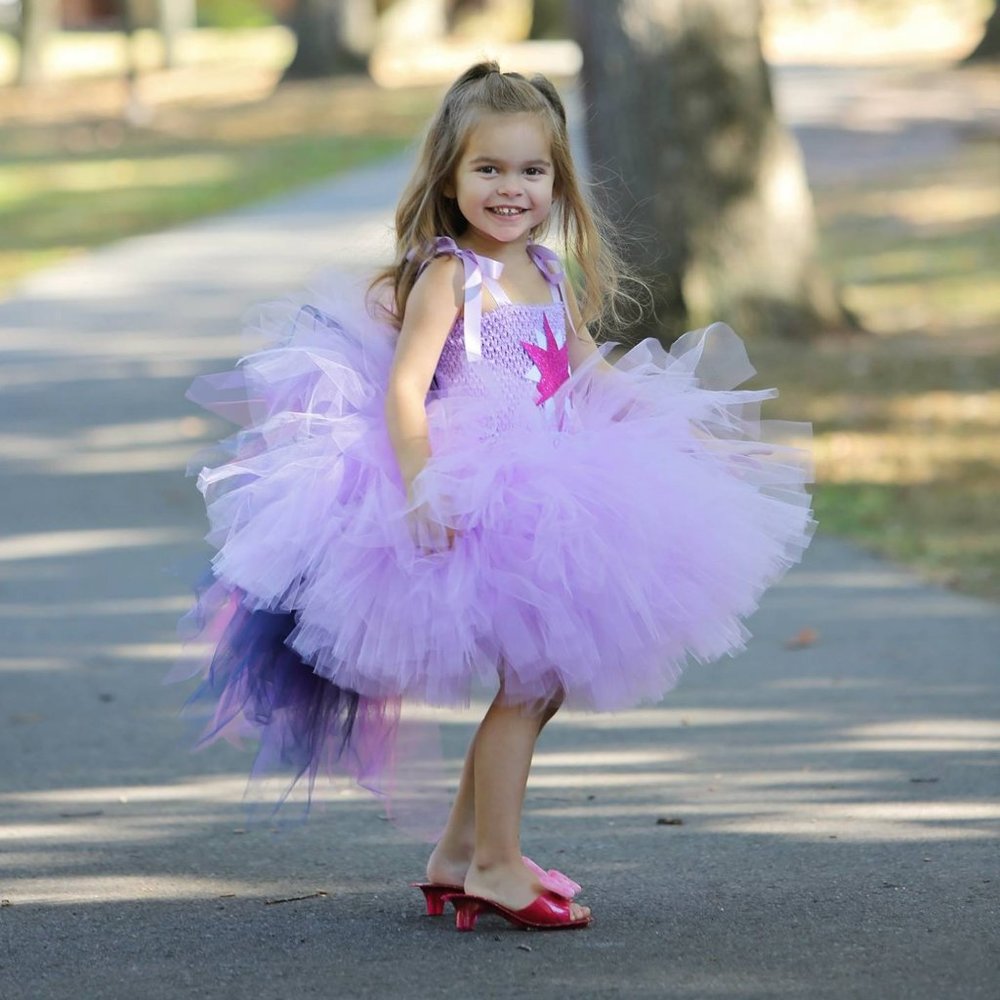 Purple Toddler Tulle Dress Size 4T